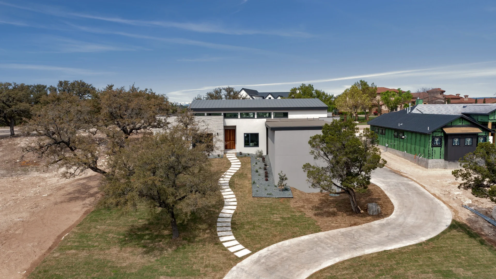 Foreland aerial view